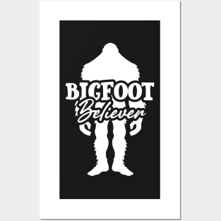 Bigfoot Believer, Funny Sasquatch Posters and Art